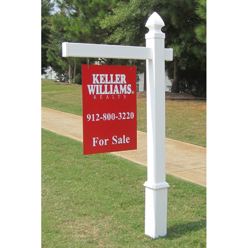 4EverProducts Essex Real Estate Sign Holder Post Wayfair
